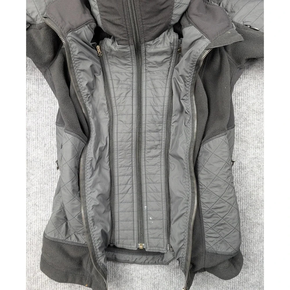 Lululemon Fleecy Keen Hoodie Womens 6 Full Zip Athleisure Training Running Gym